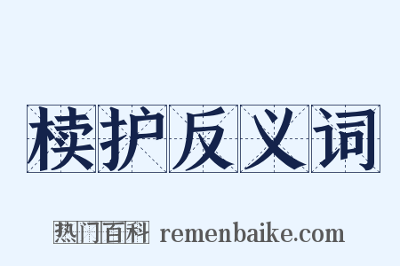 椟护反义词是什么意思的图片